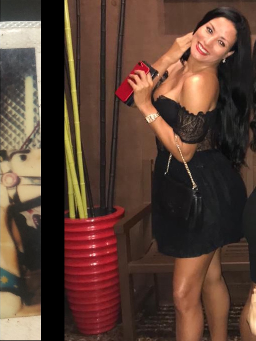 H&M Black Off-Shoulder Lace Mini Dress